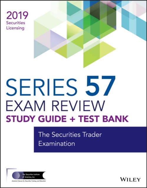 Book Cover for Wiley Series 57 Securities Licensing Exam Review 2019 + Test Bank by Wiley