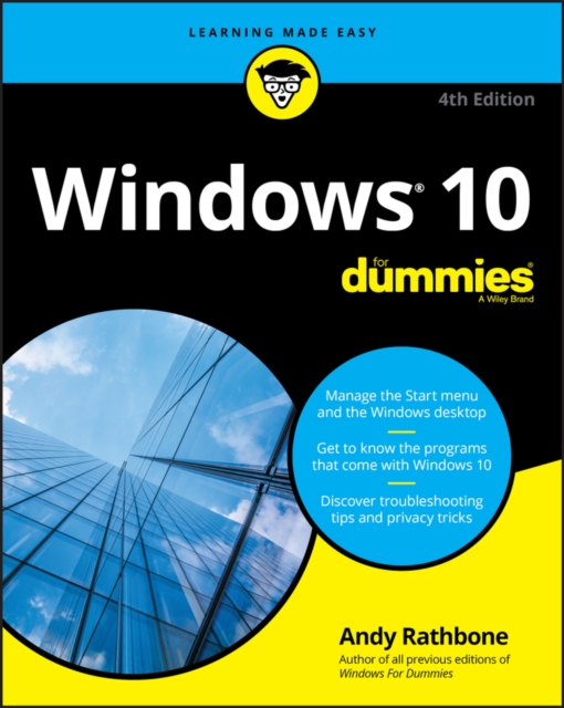 Book Cover for Windows 10 For Dummies by Andy Rathbone