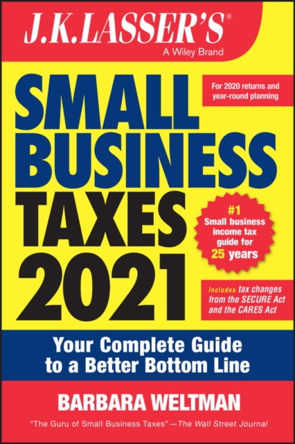 Book Cover for J.K. Lasser's Small Business Taxes 2021 by Barbara Weltman