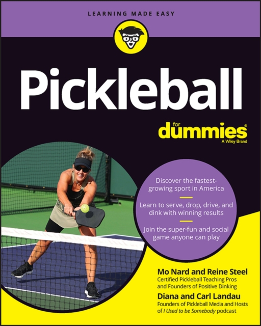 Book Cover for Pickleball For Dummies by Mo Nard, Reine Steel, Diana Landau, Carl Landau
