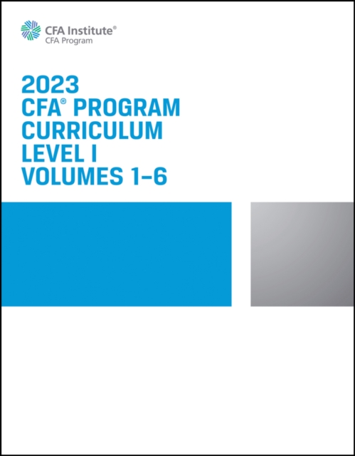 Book Cover for 2023 CFA Program Curriculum Level I Box Set by CFA Institute