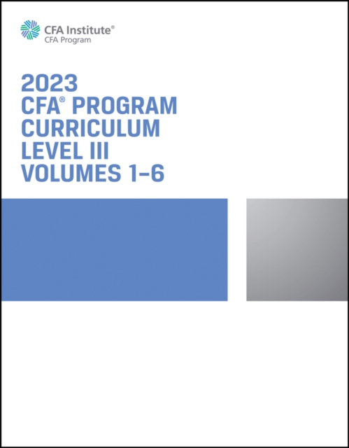 Book Cover for 2023 CFA Program Curriculum Level III Box Set by CFA Institute