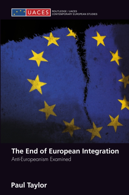 Book Cover for End of European Integration by Paul Taylor