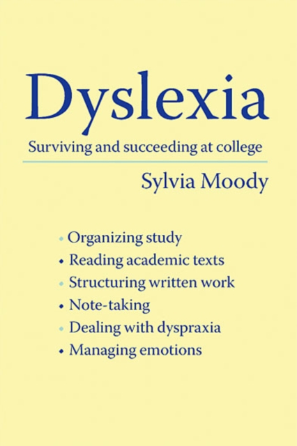 Book Cover for Dyslexia by Sylvia Moody