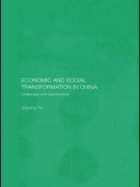 Book Cover for Economic and Social Transformation in China by Angang Hu