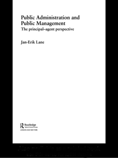 Book Cover for Public Administration & Public Management by Jan-Erik Lane