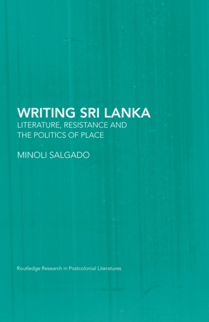 Book Cover for Writing Sri Lanka by Salgado, Minoli