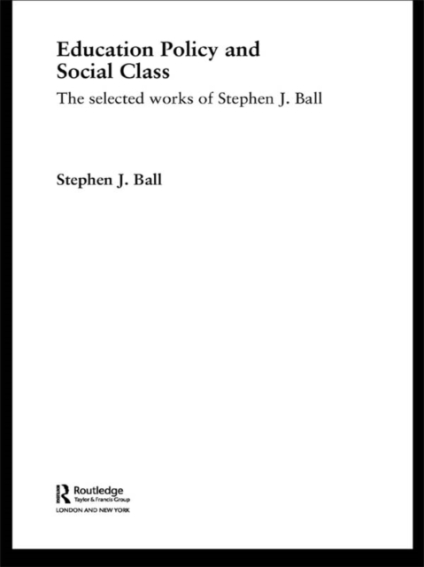 Book Cover for Education Policy and Social Class by Stephen J. Ball