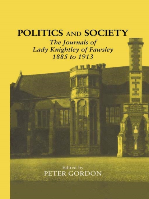 Book Cover for Politics and Society by Peter Gordon