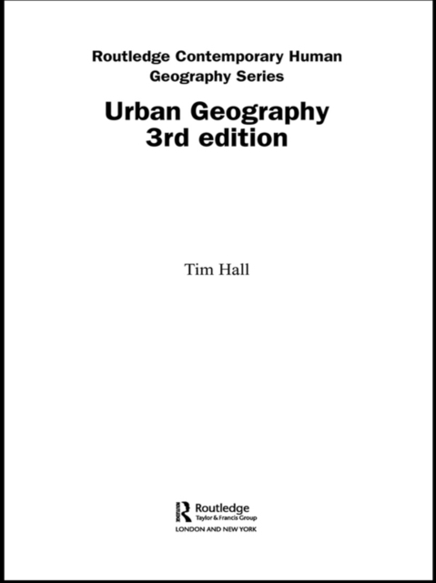 Book Cover for Urban Geography by Hall, Tim