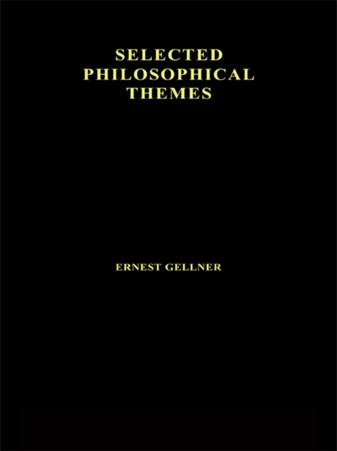 Book Cover for Contemporary Thought and Politics by Ernest Gellner