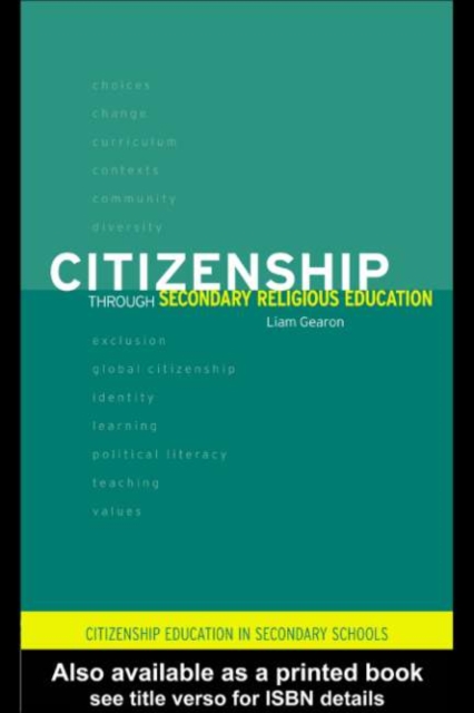 Book Cover for Citizenship Through Secondary Religious Education by Gearon, Liam