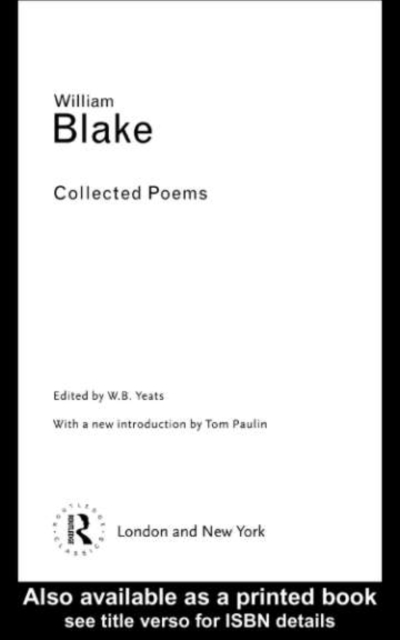 Book Cover for Collected Poems by William Blake