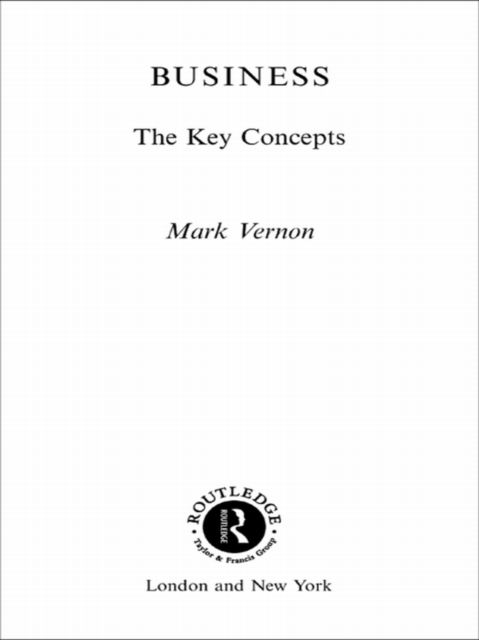 Book Cover for Business: The Key Concepts by Mark Vernon