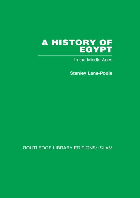 Book Cover for History of Egypt by Stanley Lane-Poole