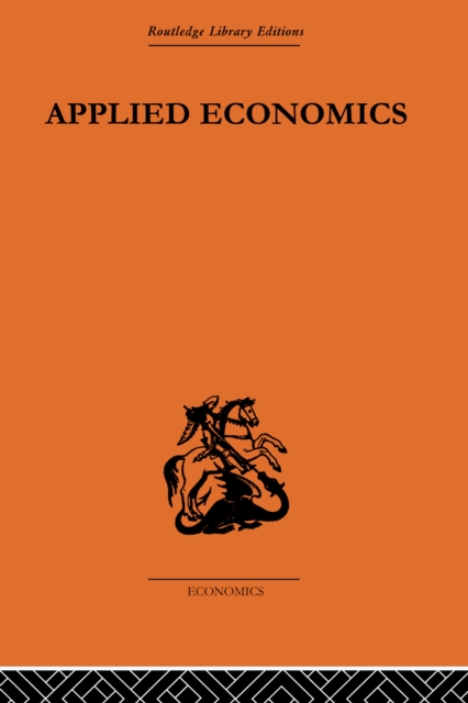 Book Cover for Applied Economics by A. J. Brown