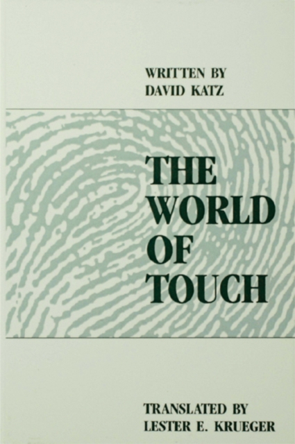 Book Cover for World of Touch by David Katz