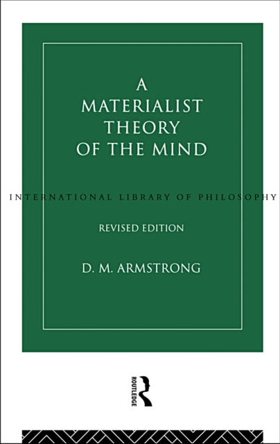 Book Cover for Materialist Theory of the Mind by D.M. Armstrong