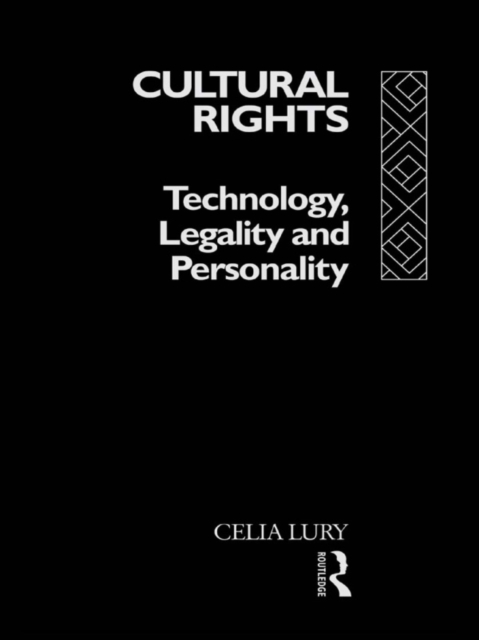 Book Cover for Cultural Rights by Celia Lury