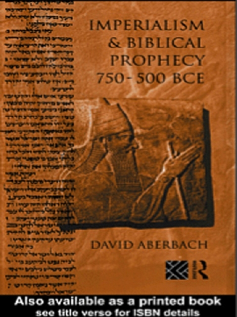 Book Cover for Imperialism and Biblical Prophecy by Aberbach, David