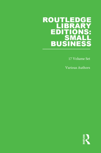 Book Cover for Routledge Library Editions: Small Business by Various Authors