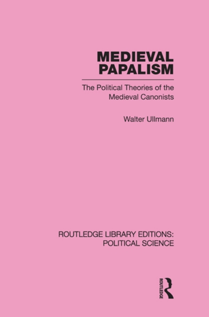 Book Cover for Medieval Papalism by Ullmann, Walter