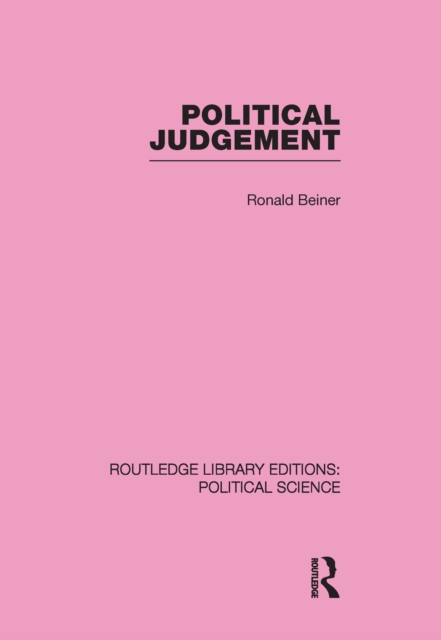Book Cover for Political Judgement by Ronald Beiner