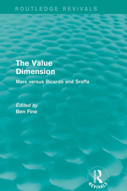 Book Cover for Value Dimension (Routledge Revivals) by Ben Fine