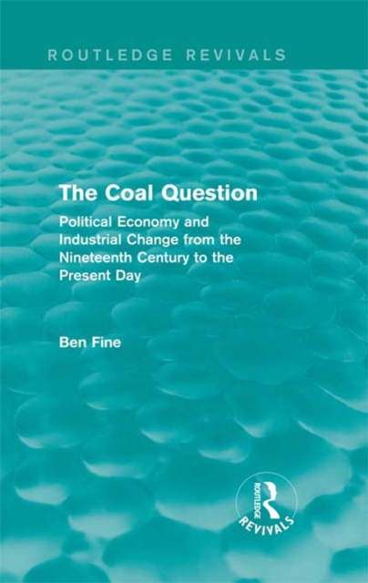 Book Cover for Coal Question (Routledge Revivals) by Ben Fine