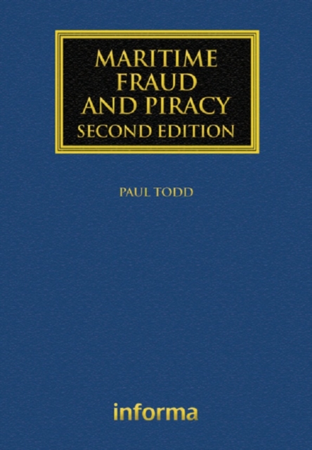 Book Cover for Maritime Fraud and Piracy by Paul Todd