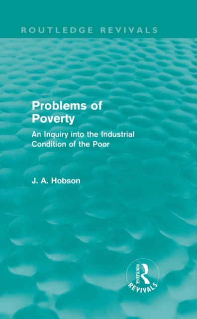 Book Cover for Problems of Poverty (Routledge Revivals) by J. A. Hobson