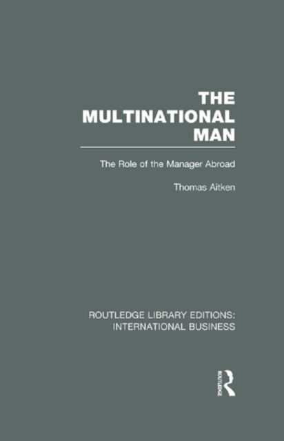 Book Cover for Multinational Man (RLE International Business) by Aitken, Thomas