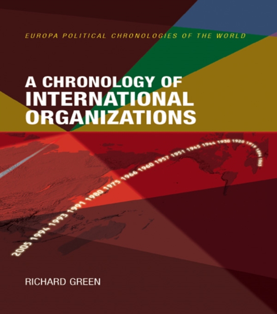 Book Cover for Chronology of International Organizations by Richard Green