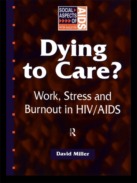 Book Cover for Dying to Care by Miller, David