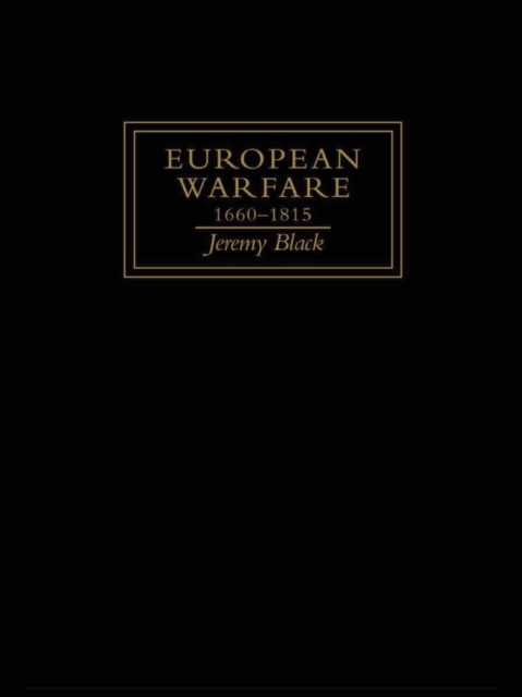 Book Cover for European Warfare, 1660-1815 by Black, Jeremy