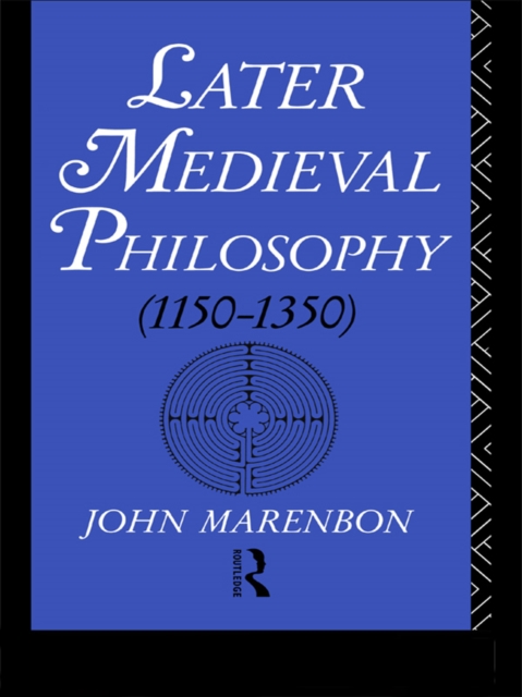 Book Cover for Later Medieval Philosophy by Marenbon, John