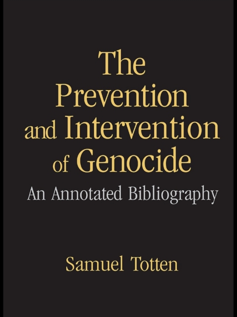 Prevention and Intervention of Genocide