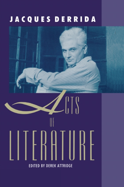 Book Cover for Acts of Literature by Jacques Derrida