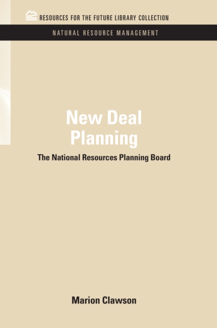 Book Cover for New Deal Planning by Marion Clawson