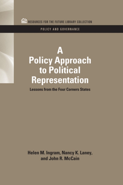 Book Cover for Policy Approach to Political Representation by Helen M. Ingram, Nancy K. Laney, John R. McCain