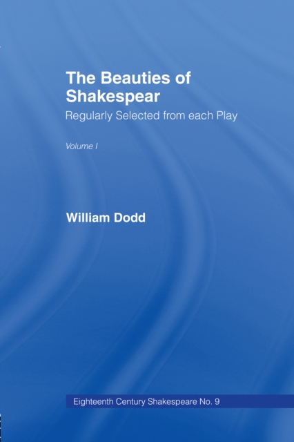 Book Cover for Beauties of Shakespeare Cb by William Dodd