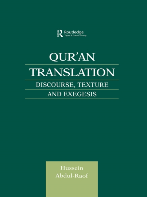 Book Cover for Qur'an Translation by Hussein Abdul-Raof