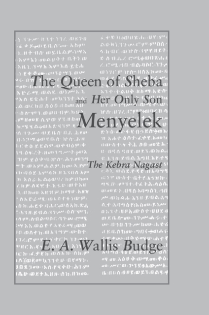 Book Cover for Queen of Sheba and her only Son Menyelek by E.A. Wallis Budge