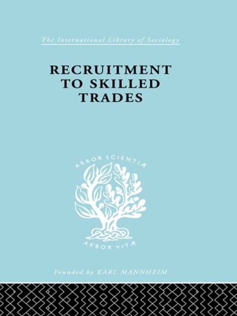 Book Cover for Recruitment to Skilled Trades by Williams, Gertrude