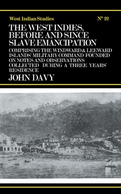 Book Cover for West Indies Before and Since Slave Emancipation by John Davy