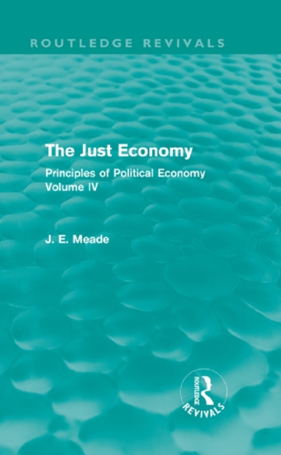 Book Cover for Just Economy by James E. Meade