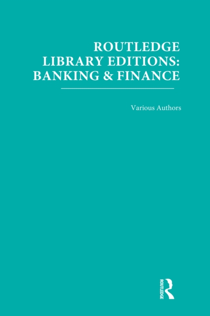 Book Cover for Routledge Library Editions: Banking & Finance by Various