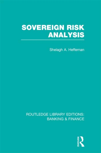 Book Cover for Sovereign Risk Analysis (RLE Banking & Finance) by Heffernan, Shelagh