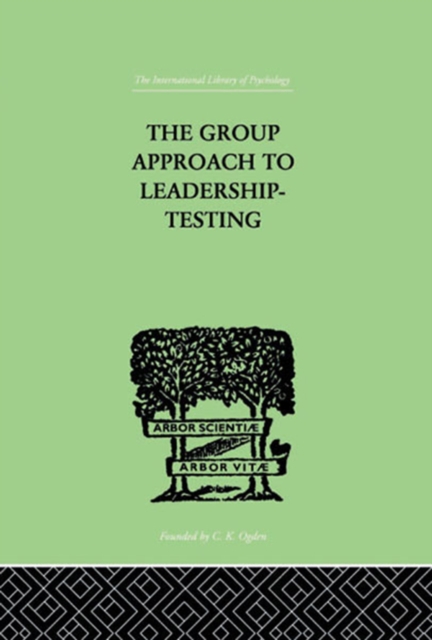 Book Cover for Group Approach To Leadership-Testing by Henry Harris