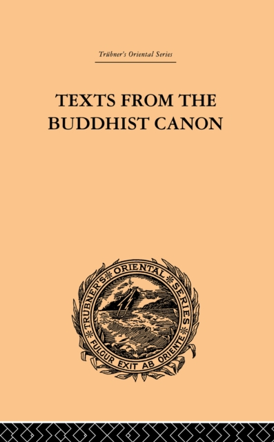 Texts from the Buddhist Canon